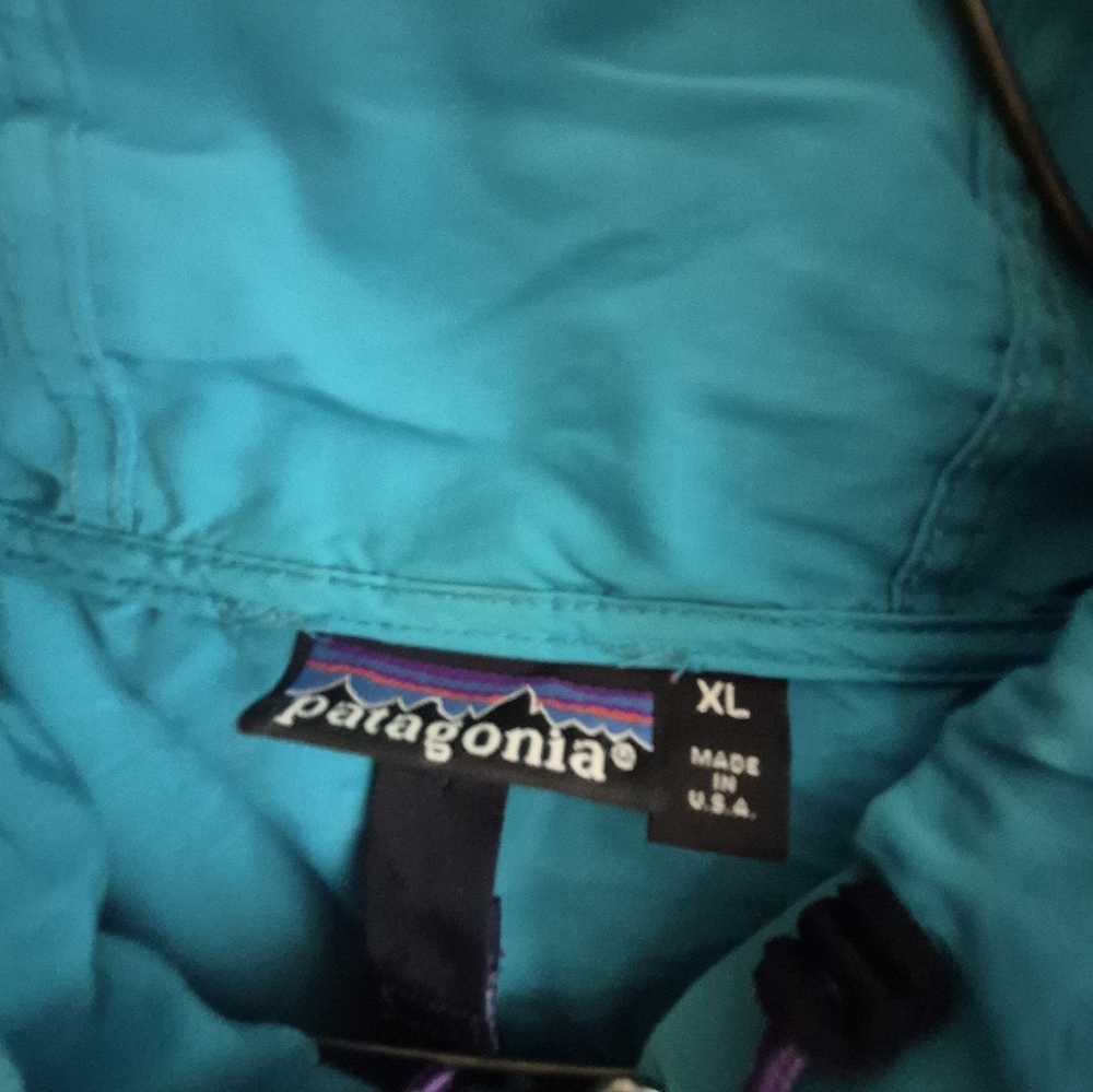 Vintage Patagonia Half Zip Windbreaker Jacket Teal Size XL - Picture 4 of 7